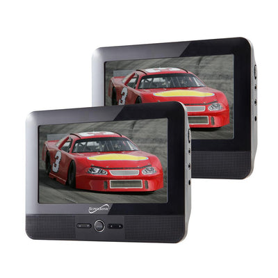 7" Dual Screen Portable DVD Player (SC-198)