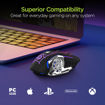 HyperGear Chromium Wireless Gaming Mouse for Extended Play Sessions (15571-HYP)