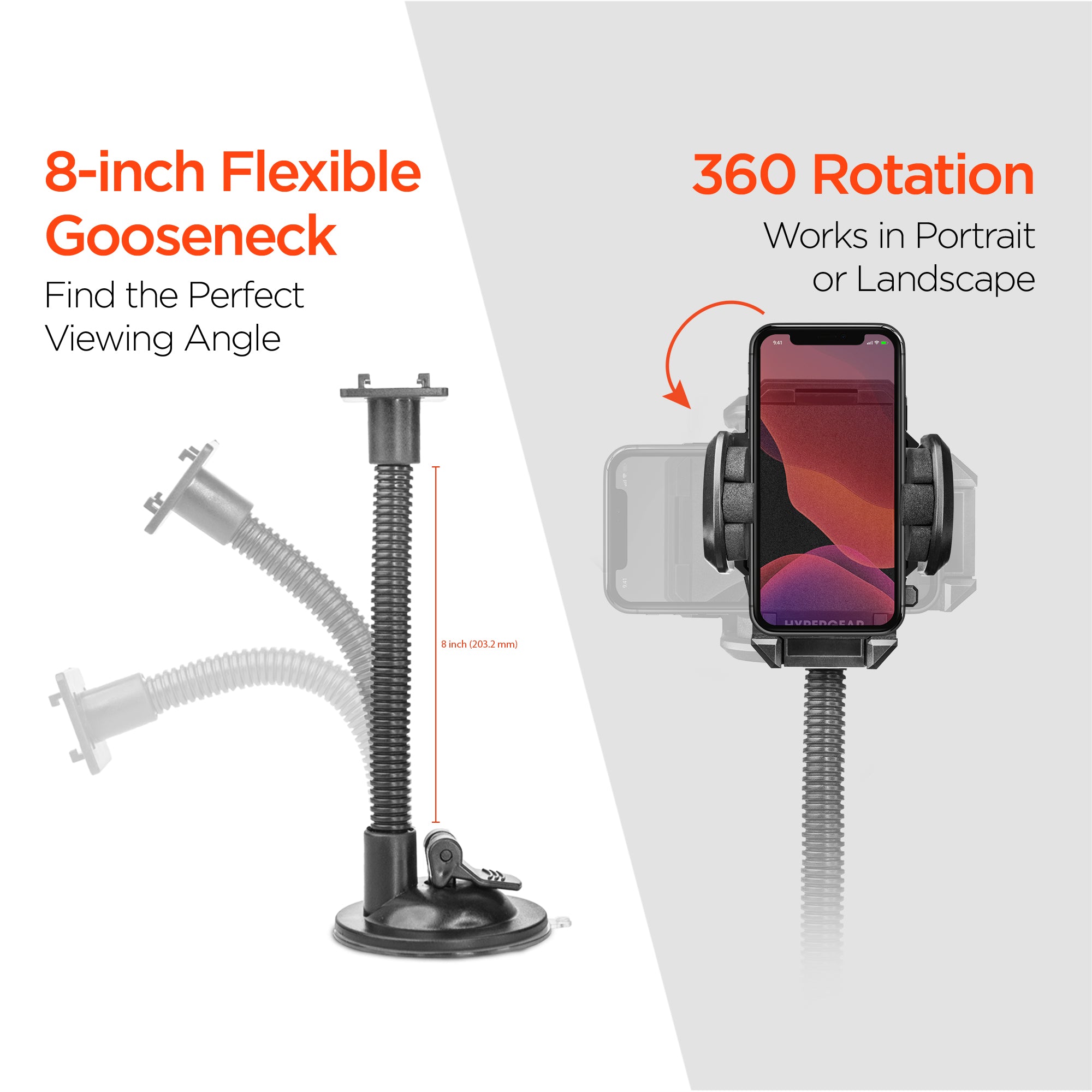 HyperGear Universal Windshield Phone Mount Black (14369-HYP)