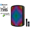 15” Portable Bluetooth Speaker w True Wireless Technology & FM Radio (IQ-8015DJBT)