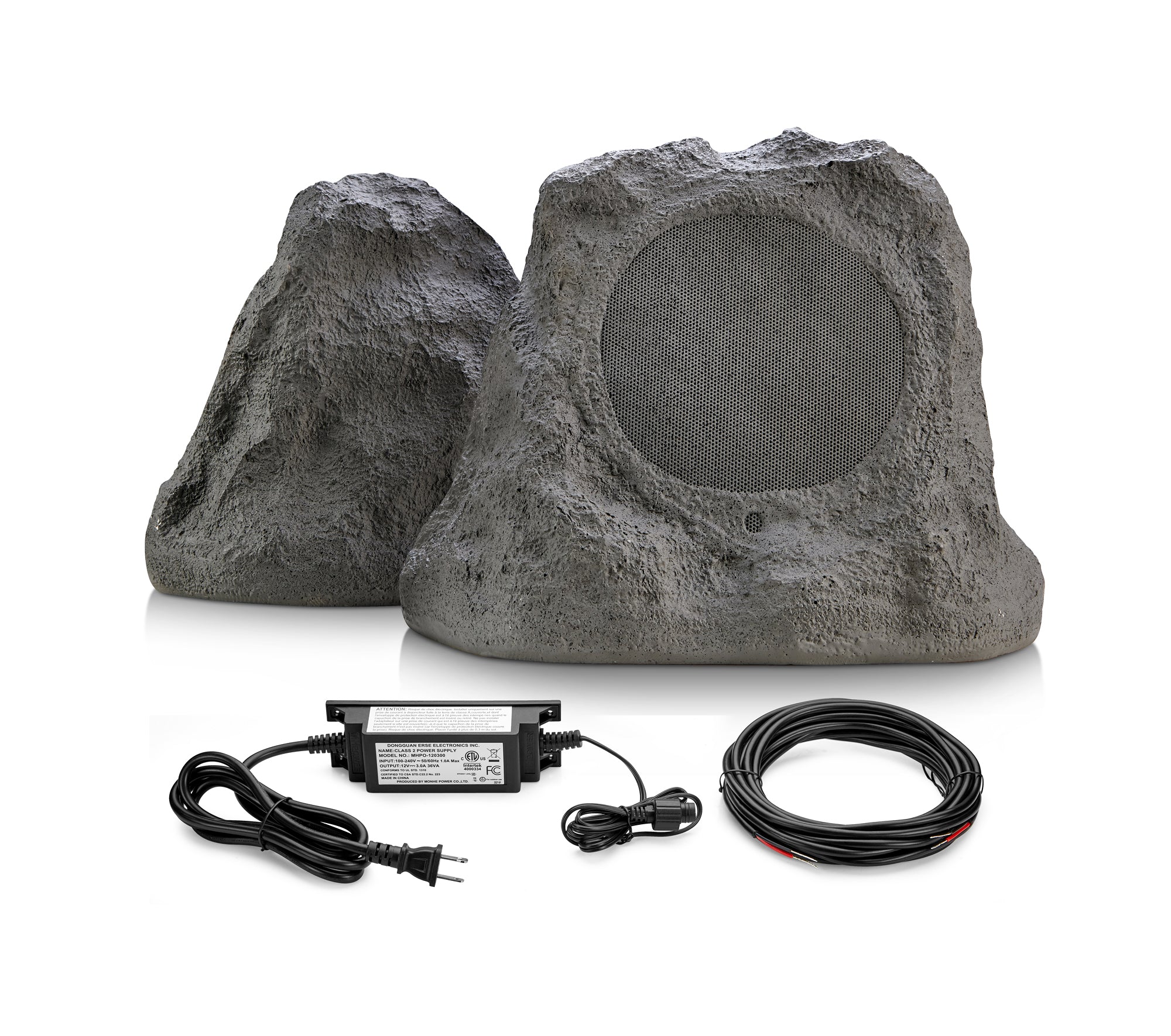 SoundPro Dual Bluetooth Outdoor Weatherproof Rock Landscape Speakers