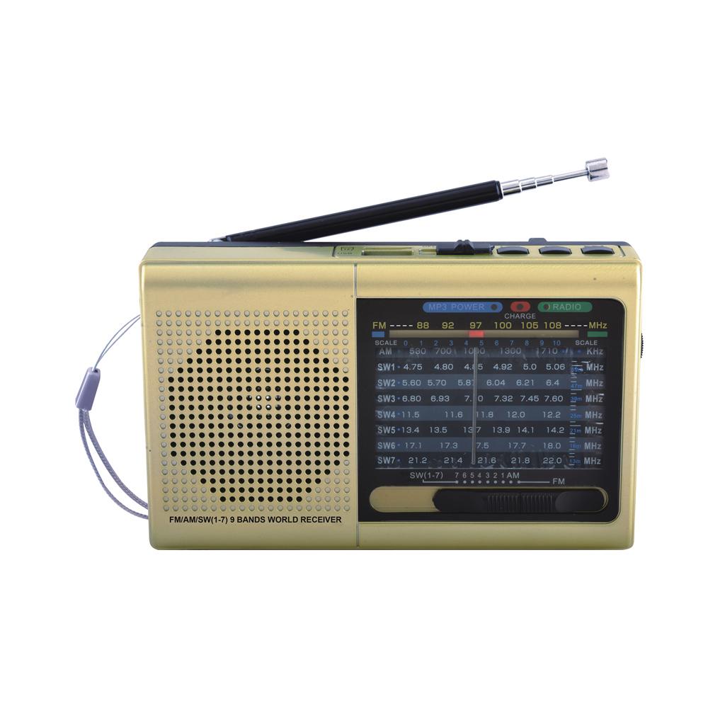 Supersonic 9 Band Radio With Bluetooth (SC-1080BT)
