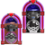 Victor Broadway II Desktop CD Jukebox with Multi-Color LED Lighting and FM Radio
