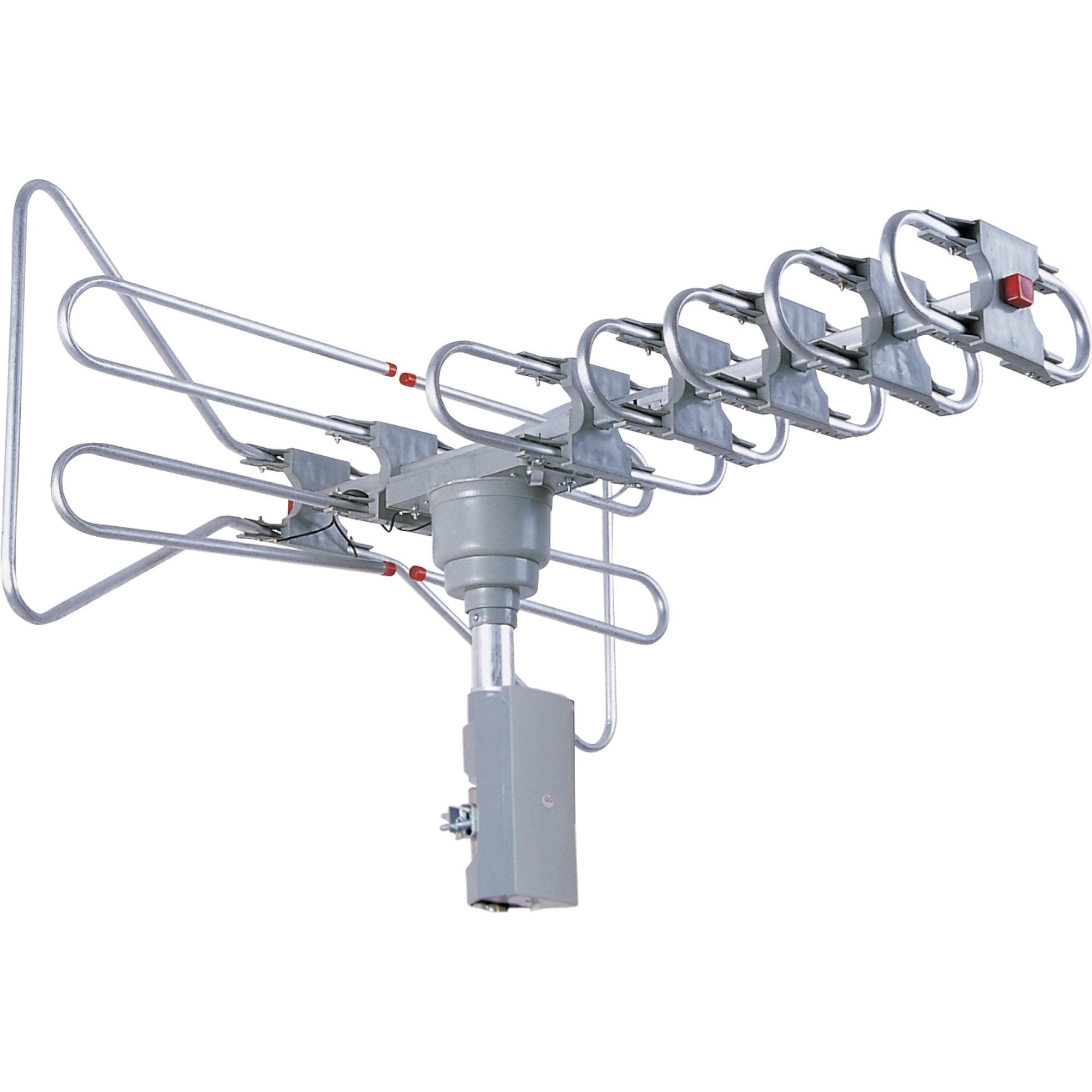 Supersonic 360-Degree HDTV Digital Amplified Motorized Antenna with Remote Control, Supports 2 TV Sets (SC-603)