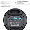 Ridgeway Dual 8" Portable Bluetooth Speaker with LED Lighting Effects and TWS