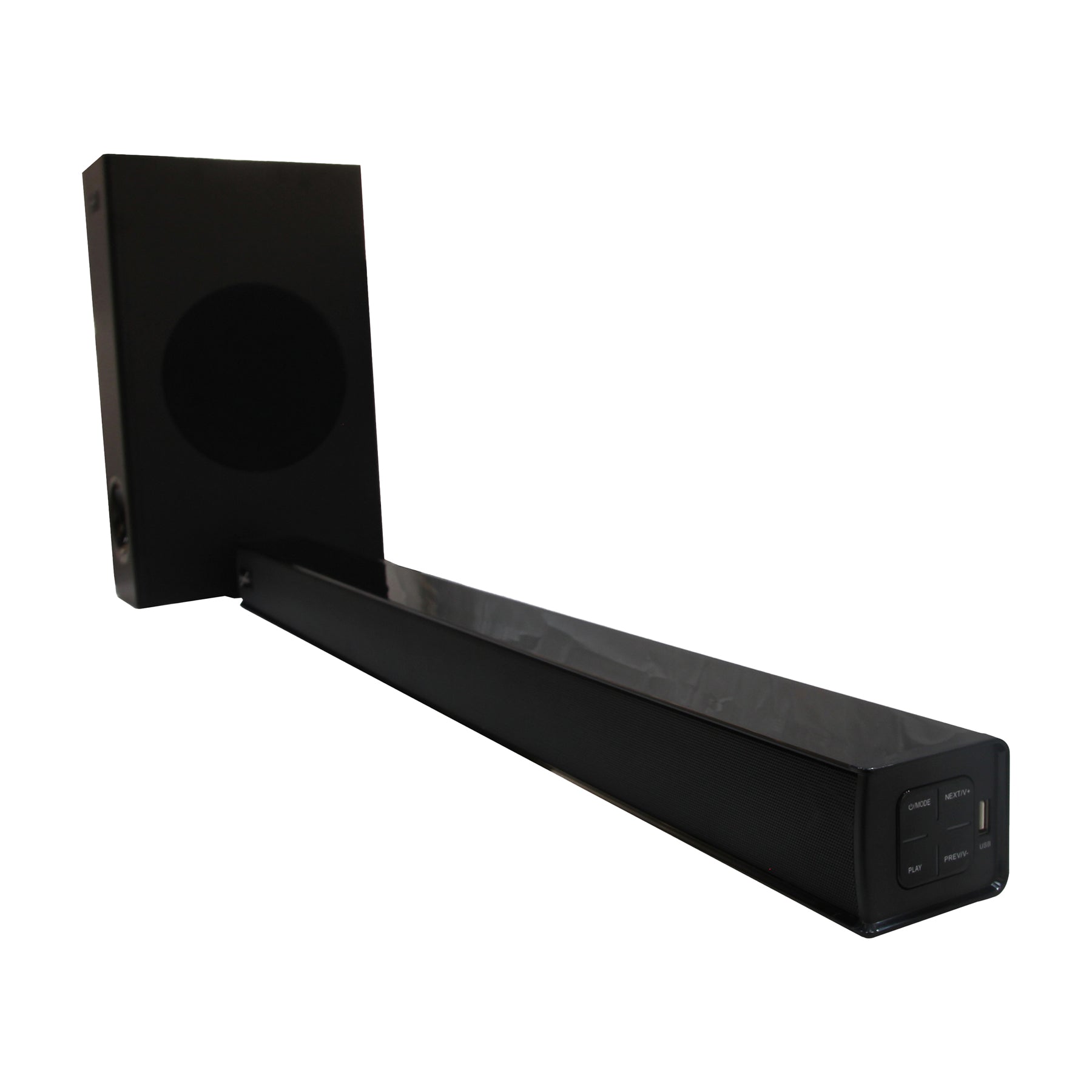 Supersonic 35" Optical Bluetooth Soundbar and Subwoofer with Large LED Display (SC-1422SBW)