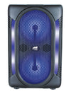 Portable Dual 6.5” Bluetooth® Speaker & Disco Light (NDS-6007)