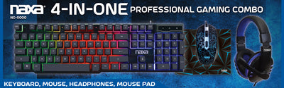 4-In-One Professional Gaming Combo (NG-5000)