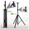 Norcent Universal PA Speaker Stand, Heavy Duty, Multi-functional w Tripod Design