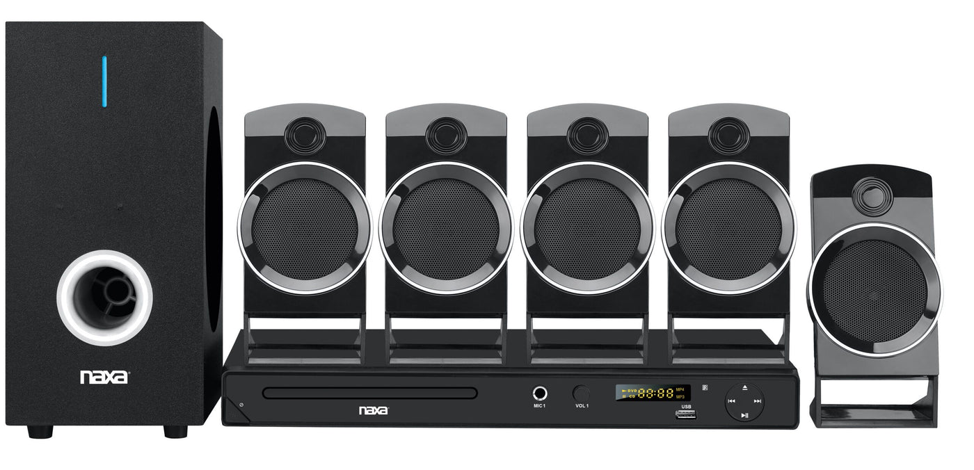 Naxa 5.1-channel Home Theater DVD & Karaoke System (ND-859)