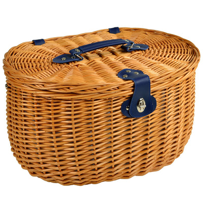 Picnic at Ascot Ramble Lined Picnic Basket with Service for 2 (715-TG)