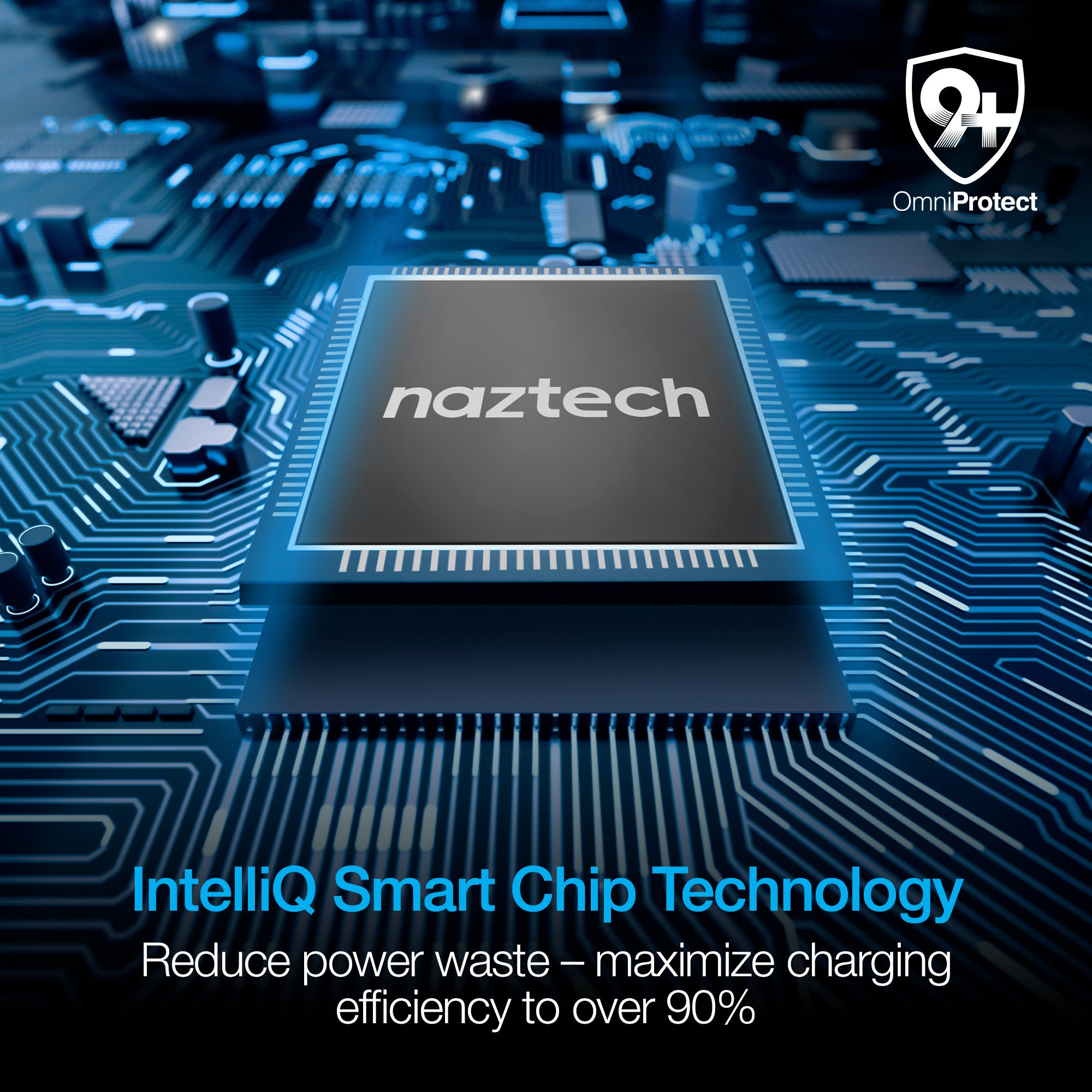 Naztech PowerBolt PD Wireless Power Bank with MFI Input