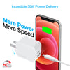 Naztech 30W USB-C PD Dual Output Fast Wall Charger White (15387-HYP)