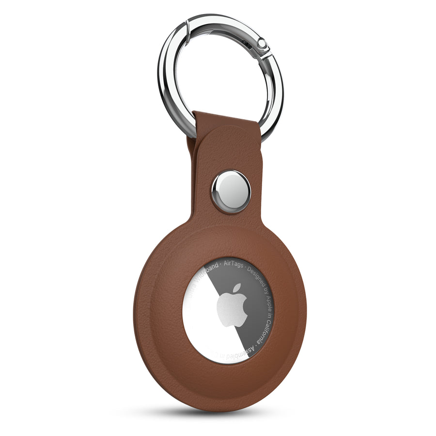 HyperGear AirCover Vegan Leather Keyring for AirTags