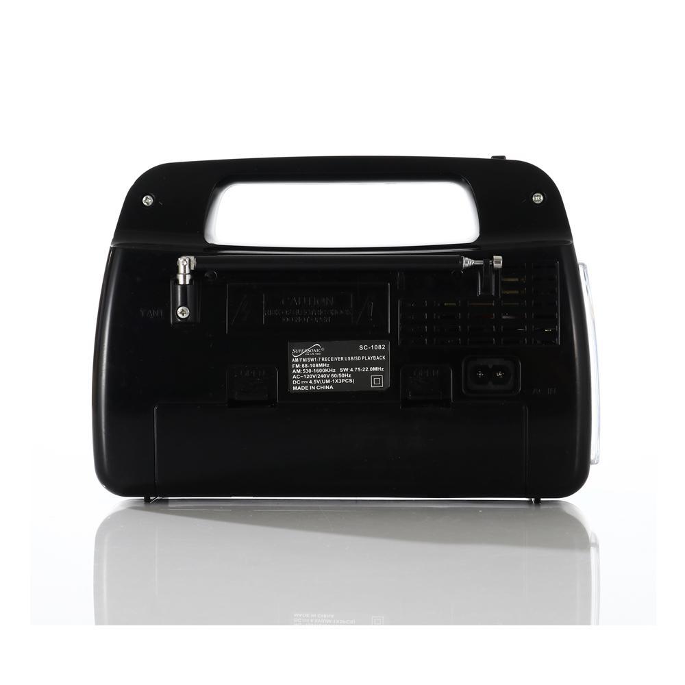 Supersonic 9 Band AM FM SW1-7 Portable Radio (SC-1082)