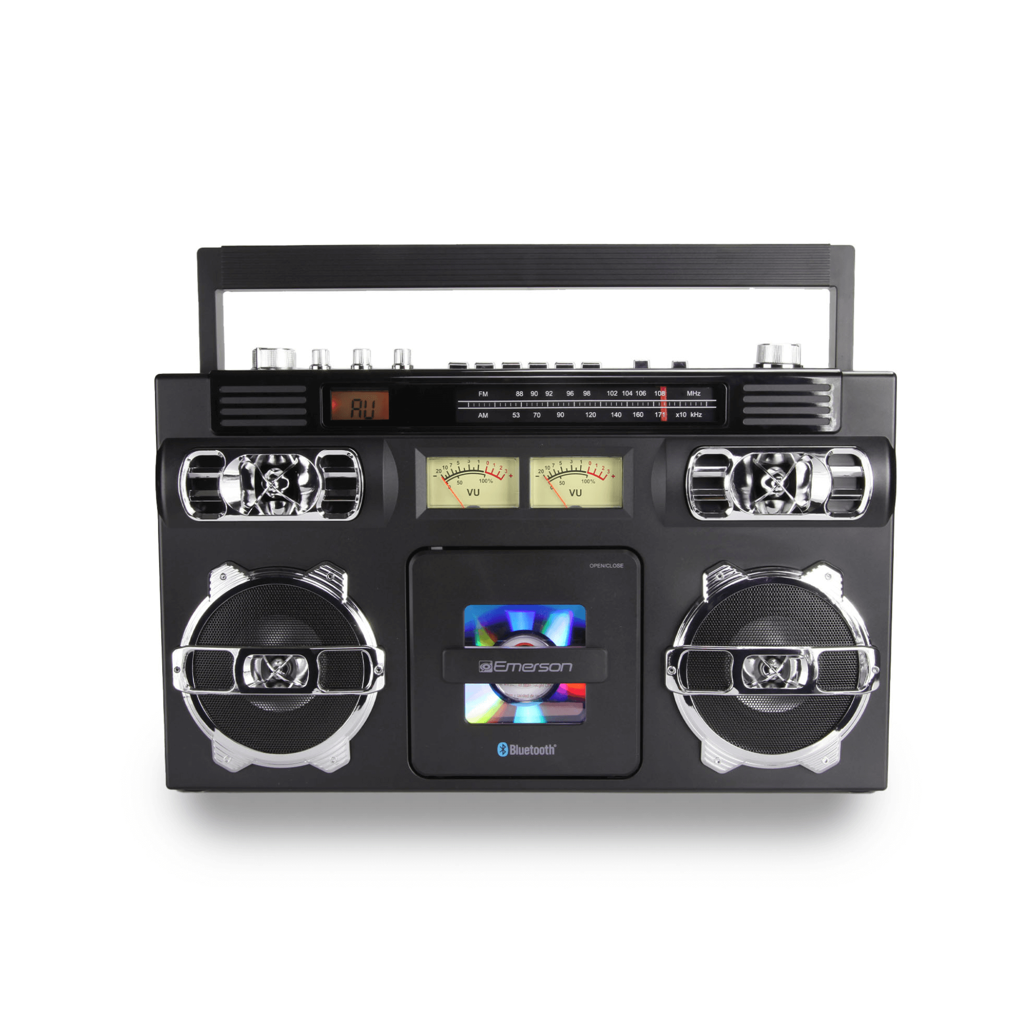 Emerson Retro Portable CD Boombox w Programmable Memory