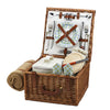Picnic at Ascot Cheshire Basket with Service for 2 & Blanket (702B)