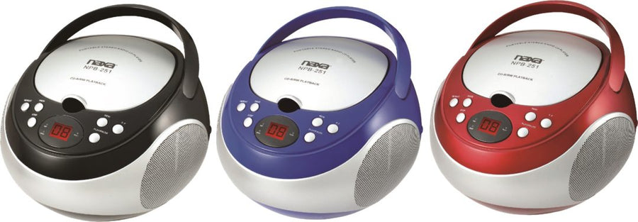Slim Personal MP3/CD Player with 120 Second Anti-Shock & FM Scan