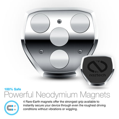 Naztech MagBuddy Universal Magnetic Cup Holder Mount Black (13606-HYP)