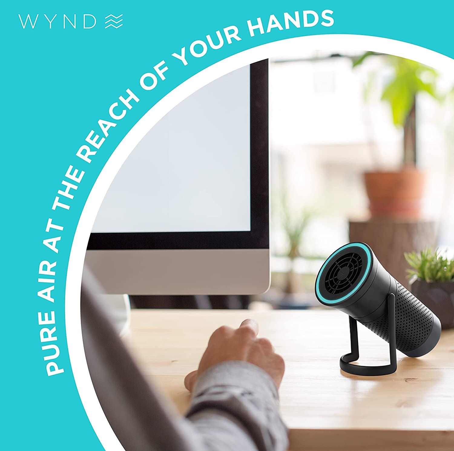 Wynd Plus Smart Personal Air Purifier with Sensor Jupiter Gear Home