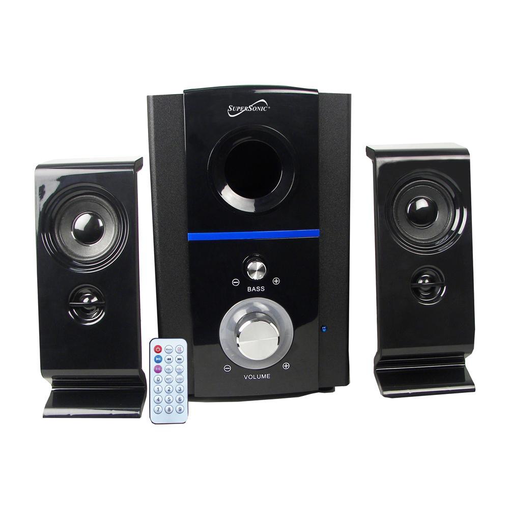 Supersonic Bluetooth FM Radio Multimedia Speaker System (SC-1126BT)