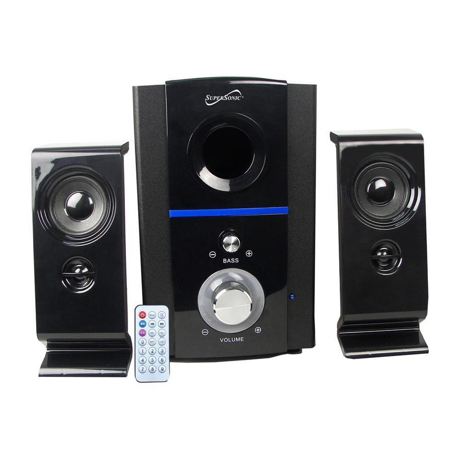 Supersonic Bluetooth FM Radio Multimedia Speaker System (SC-1126BT)