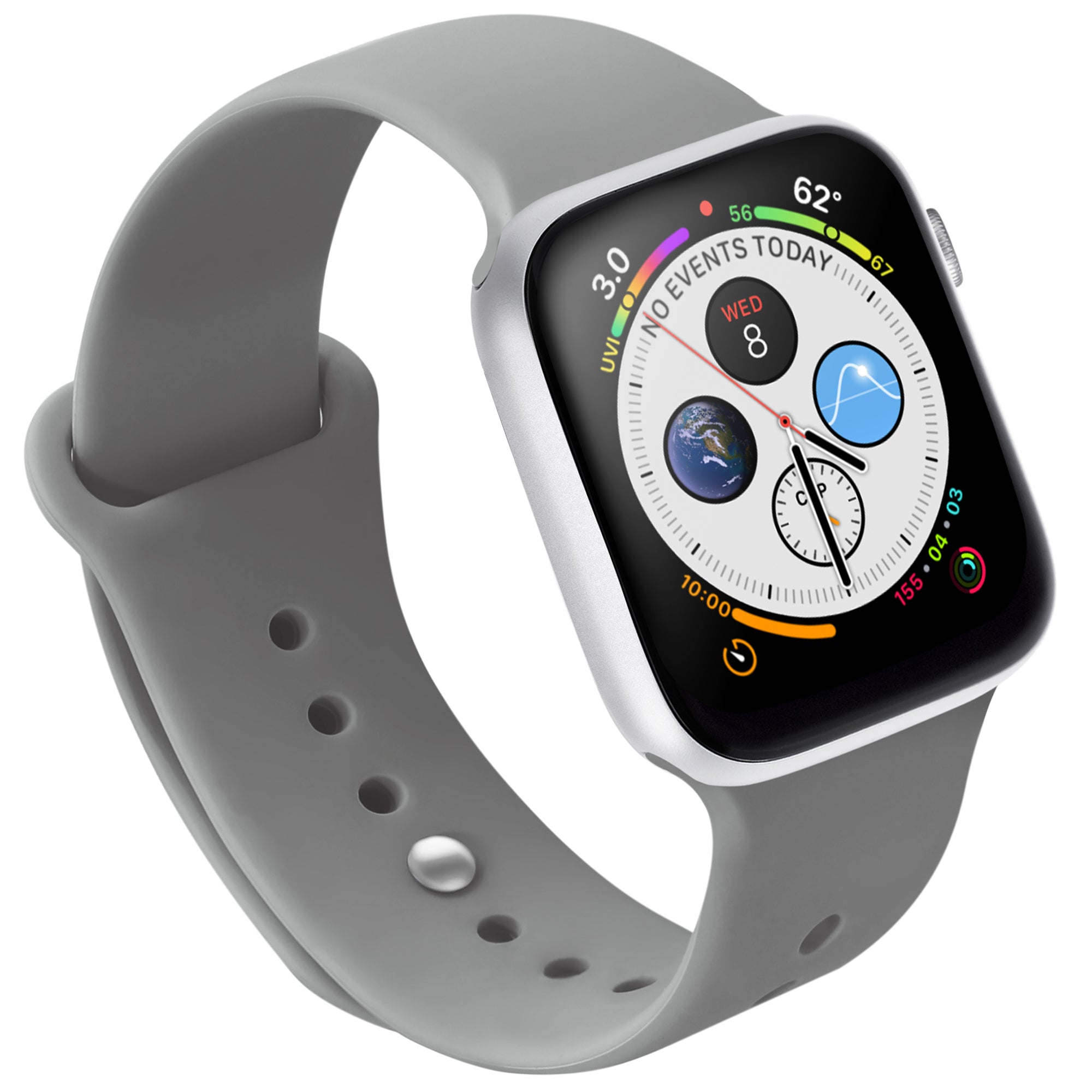 Apple watch rubber on sale band