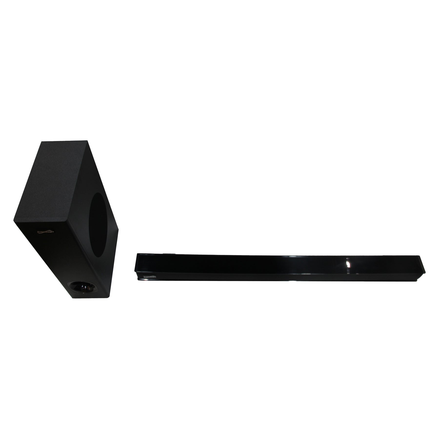 Supersonic 35" Optical Bluetooth Soundbar and Subwoofer with Large LED Display (SC-1422SBW)