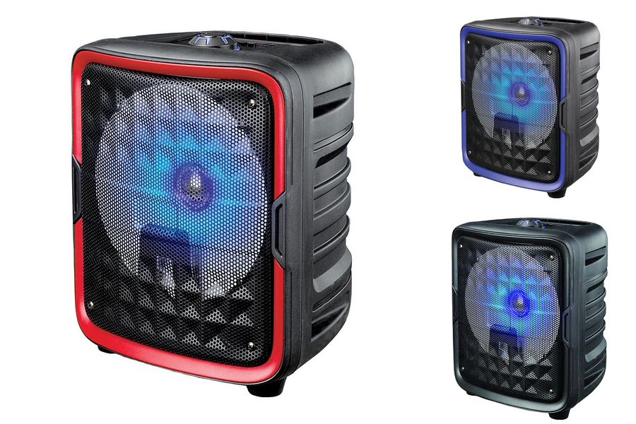 IQ Sound 8" Bluetooth Speaker with True Wireless Technology (IQ-6608DJBT)
