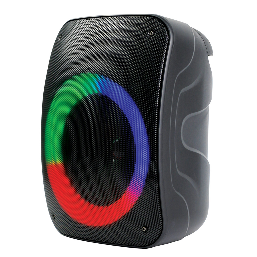Portable Bluetooth Speaker & Circular Disco Lights (True Wireless Party Rocker) (NDS-4003)