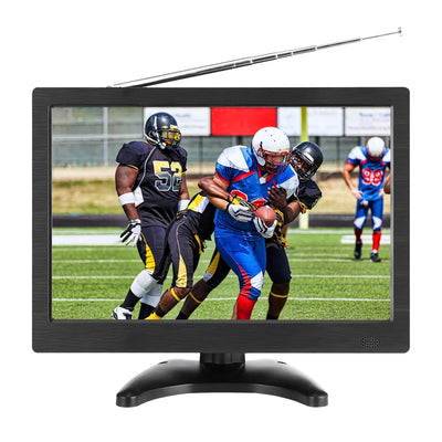 13.3" Portable Digital LED TV with USB, SD & HDMI Inputs & 12-Volt ACDC Compatible