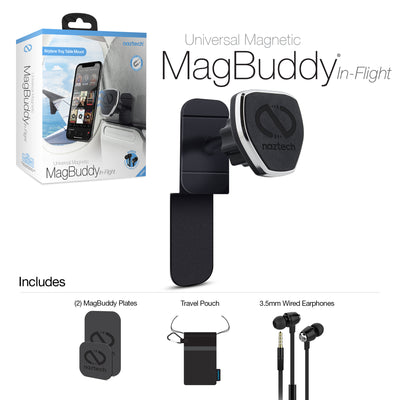 Naztech MagBuddy Universal Magnetic In-Flight Mount Black (14646-HYP)