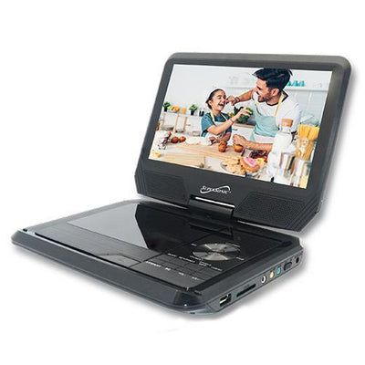 9" Portable DVD Player With Digital TV, USB and SD Inputs & Swivel Display (SC-259A)