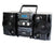 Portable MP3, CD & USB Player with Stereo Radio & Cassette Recorder (NPB-428)