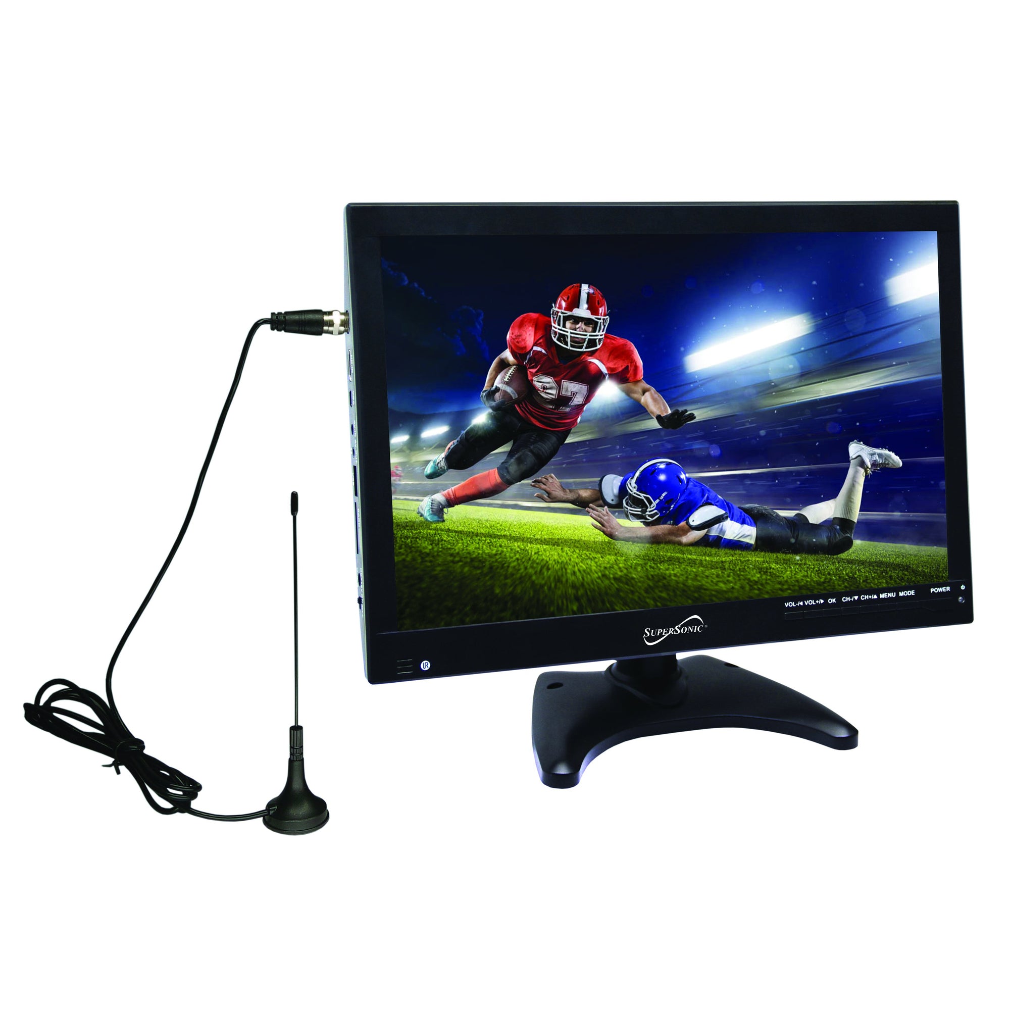 Supersonic 14" Portable Digital LED TV with USB, SD and HDMI Inputs (SC-2814)