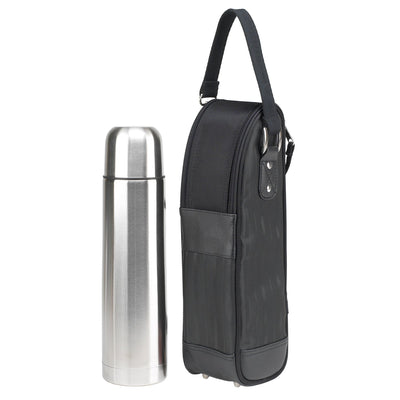 Picnic at Ascot Stylish Coffee Tote with Thermal Flask (385NYC)