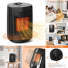 Vacpower 800W Ceramic Portable Space Heater with 50-Degree Oscillation