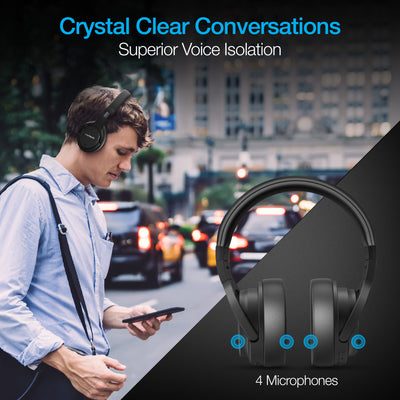 Naztech Driver ANC1000 Wireless Headphones (ANC1000-PRNT)