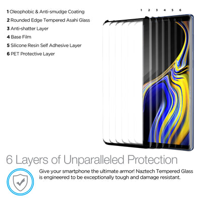 Naztech Premium HD Tempered Glass Galaxy Note 9 Clear (14733-HYP)