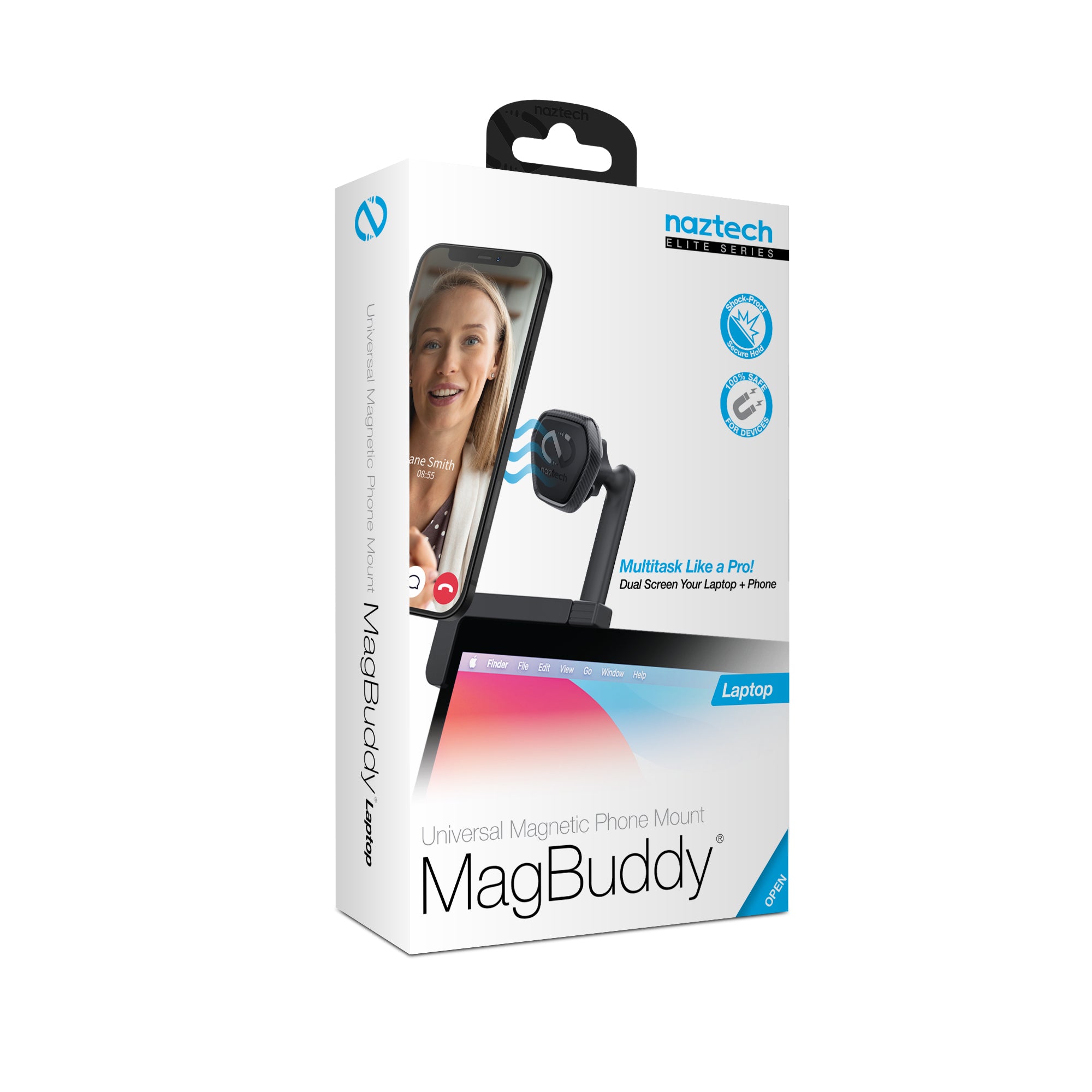 Naztech MagBuddy Elite Laptop Mount w Adjustable Angle & Orientation