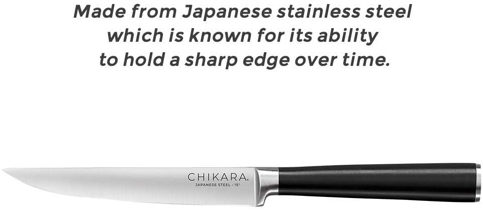  Ginsu Gourmet Chikara Series Forged 8-Piece Japanese