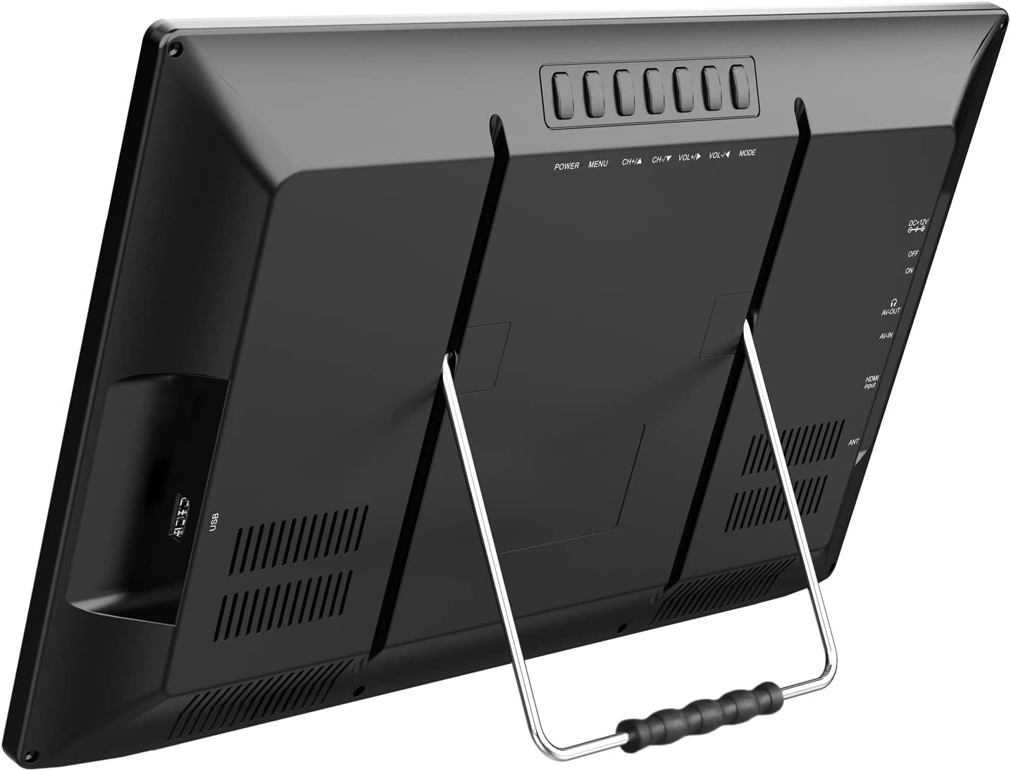 Naxa Portable 16" TV & Digital Multimedia Player with Built-in Rechargeable Lithium Battery & DC Car Cord (NT-1600)