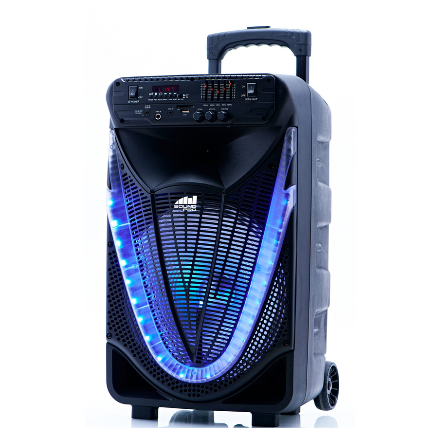 Portable 12 inch Bluetooth Party Speaker with Disco Light (NDS-1233)