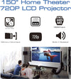 150” Home Theater 720P LCD Projector (NVP-2000)