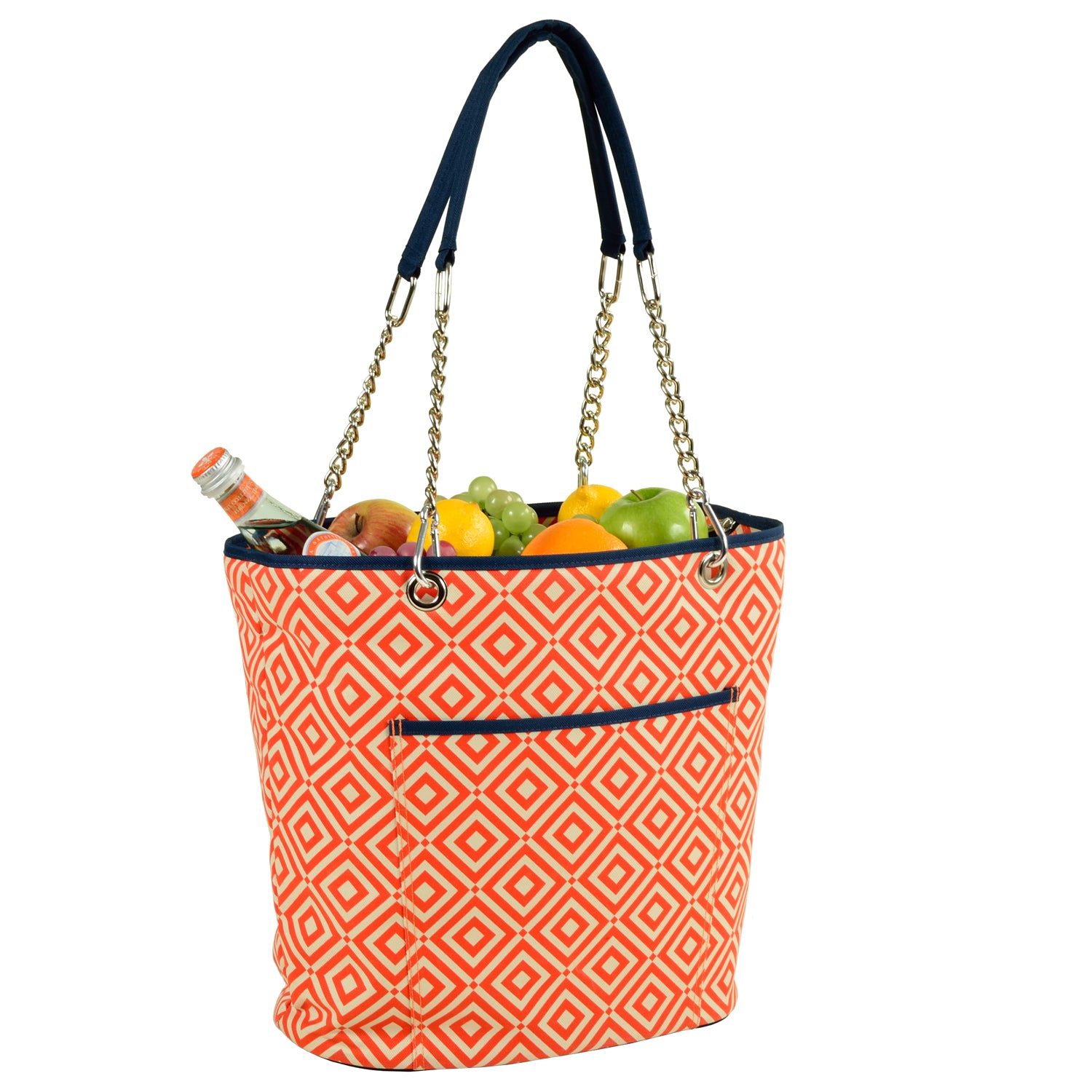 Straw Cooler Tote