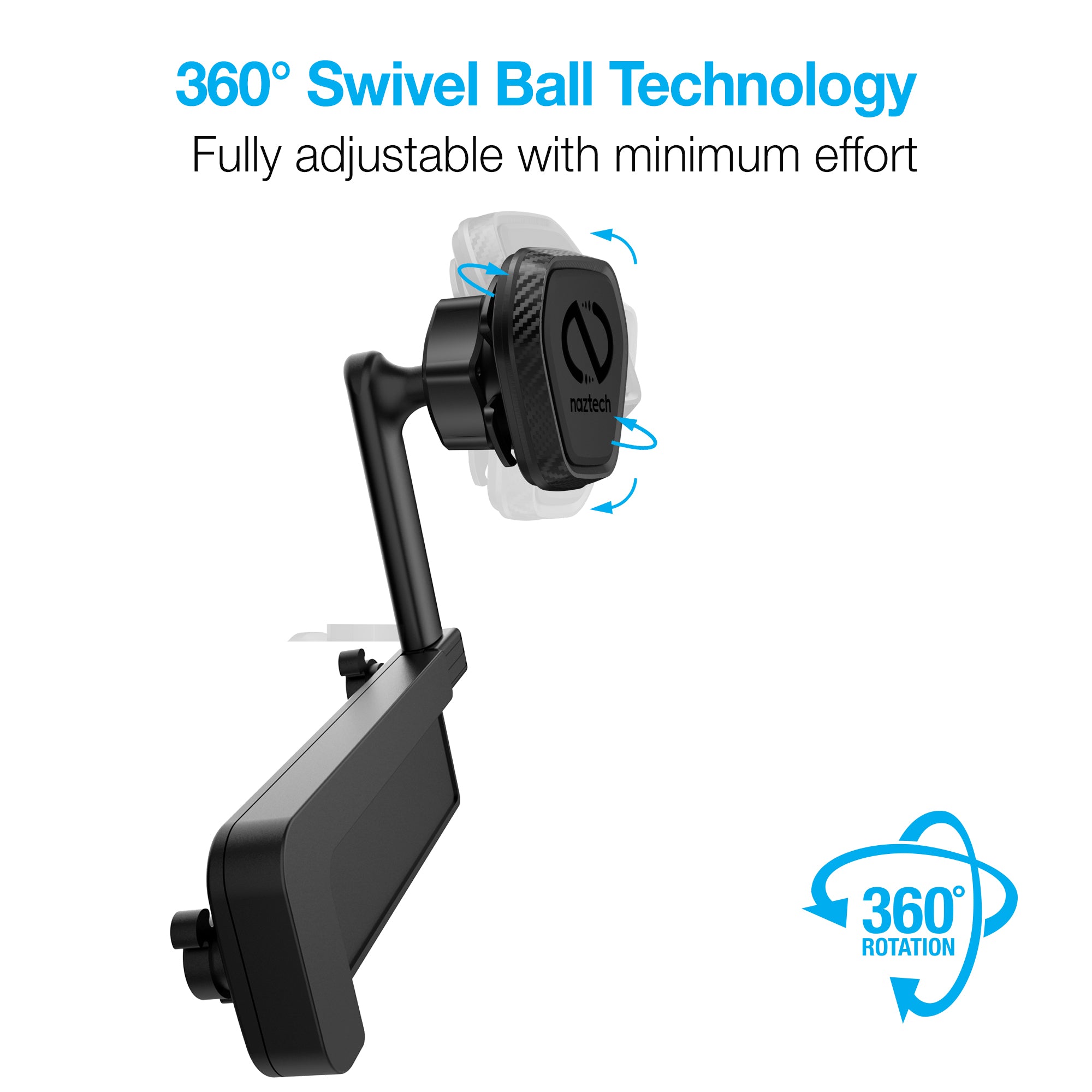 Naztech MagBuddy Elite Laptop Mount w Adjustable Angle & Orientation