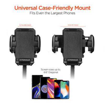HyperGear Universal Windshield Phone Mount Black (14369-HYP)