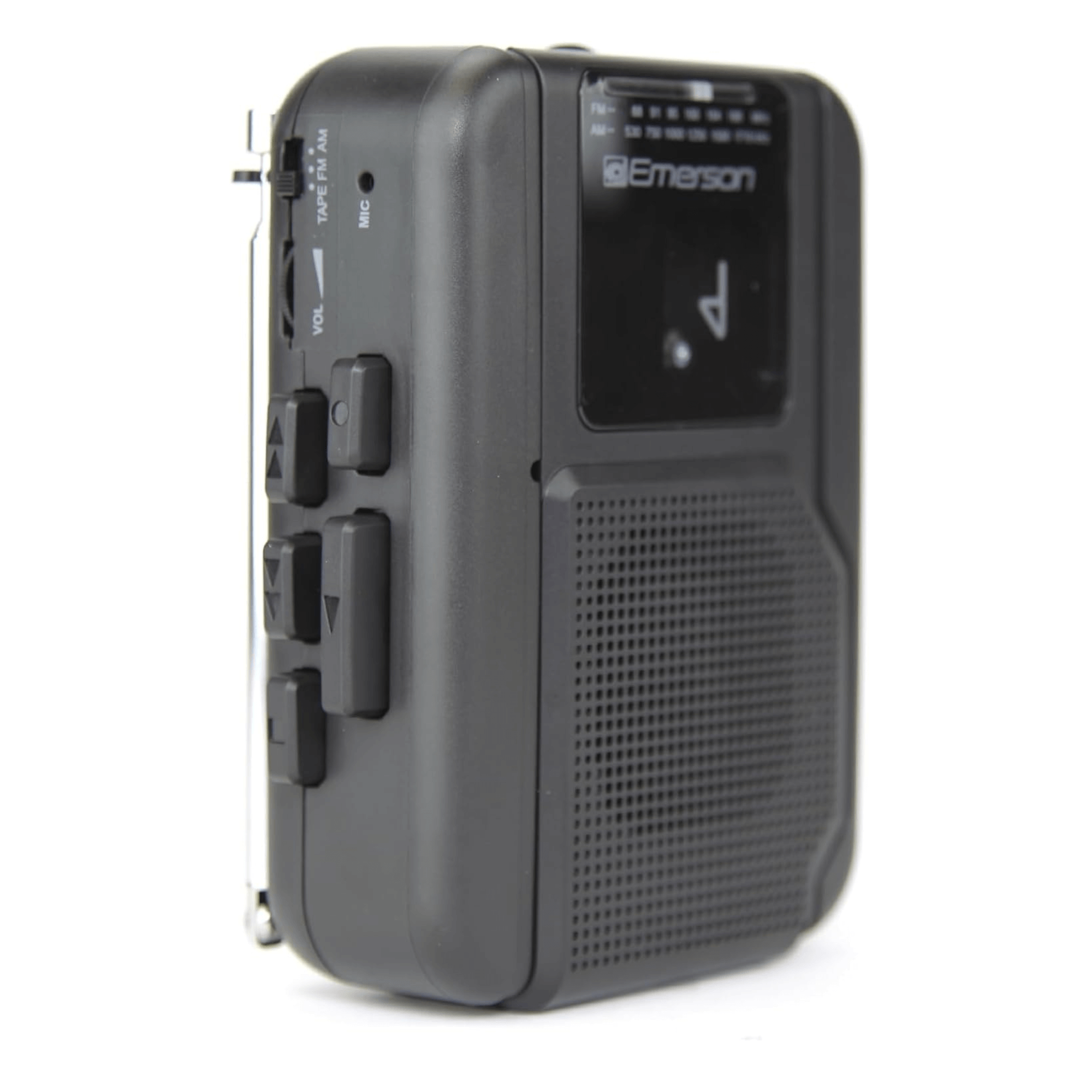 Emerson Portable Cassette Player with Bluetooth Out and Built-In Microphone