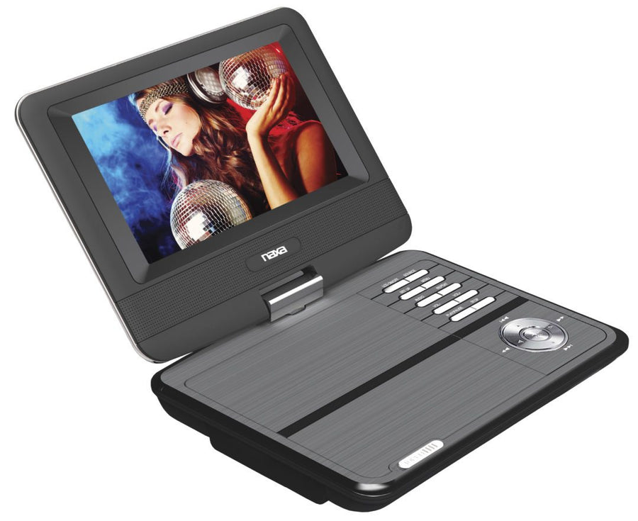 7" TFT LCD Swivel Screen Portable DVD Player with USB, SD & MMC Inputs (NPD-703)