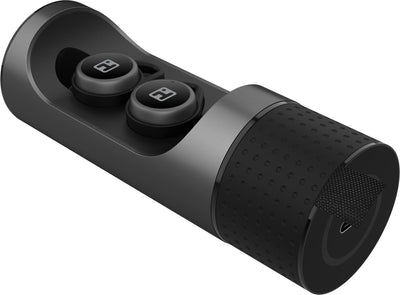 AX-50 True Wireless Bluetooth Earbuds with Rotation-Opening Cylindrical Charging Travel Case (BE-101)